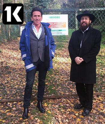 Davis Reginato industrial business development manager incontra Elie Hadad della comunità Kosher di Milano