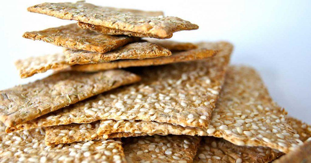 Cracker Gluten free confezionati senza l'utilizzo di alcool