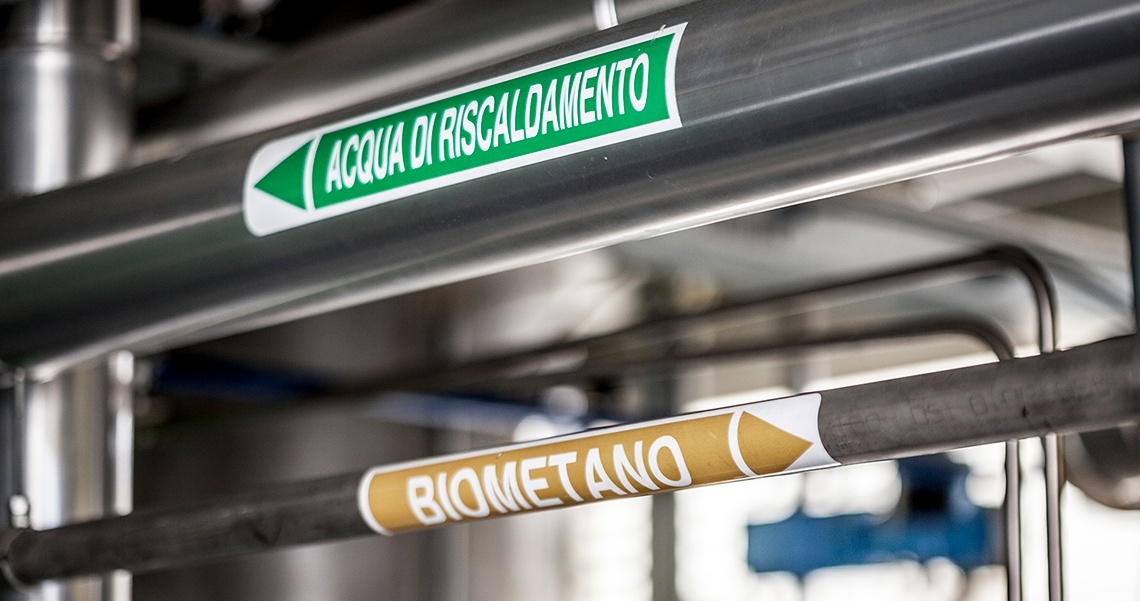 impianto di upgrading del biogas per la produzione di biometano