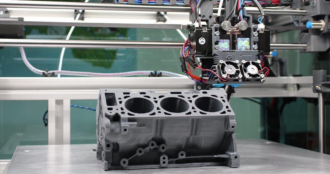 Stampa 3d di un motore con processo di Metal Additive Manufacturing